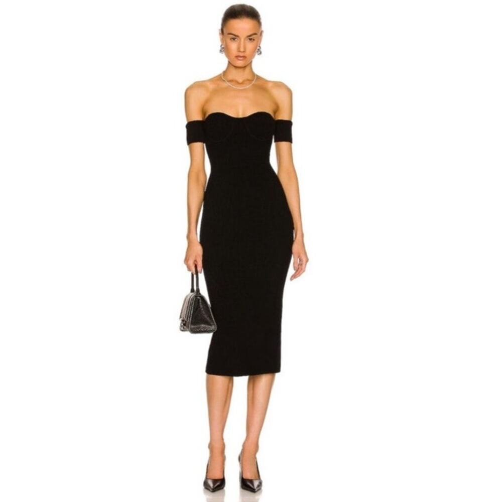 Helmut Lang Contour Midi Dress Size XS